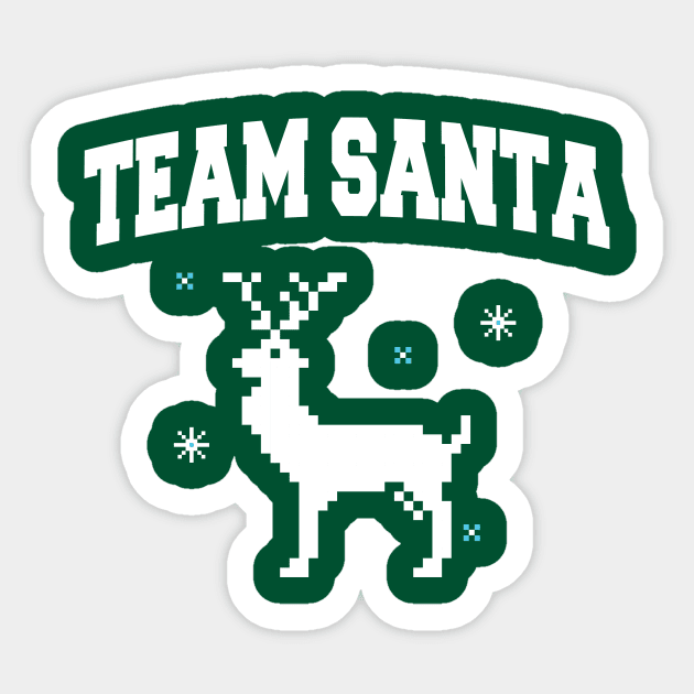 Team Santa Ugly Christmas Sticker by DutchTees